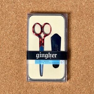 Gingher “Sonia” 5” Knife-Edge Sewing Scissors – Designer Series, NIB